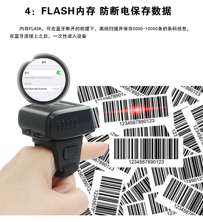 CNIST-CN20智能无线蓝牙指环扫描枪(图5)